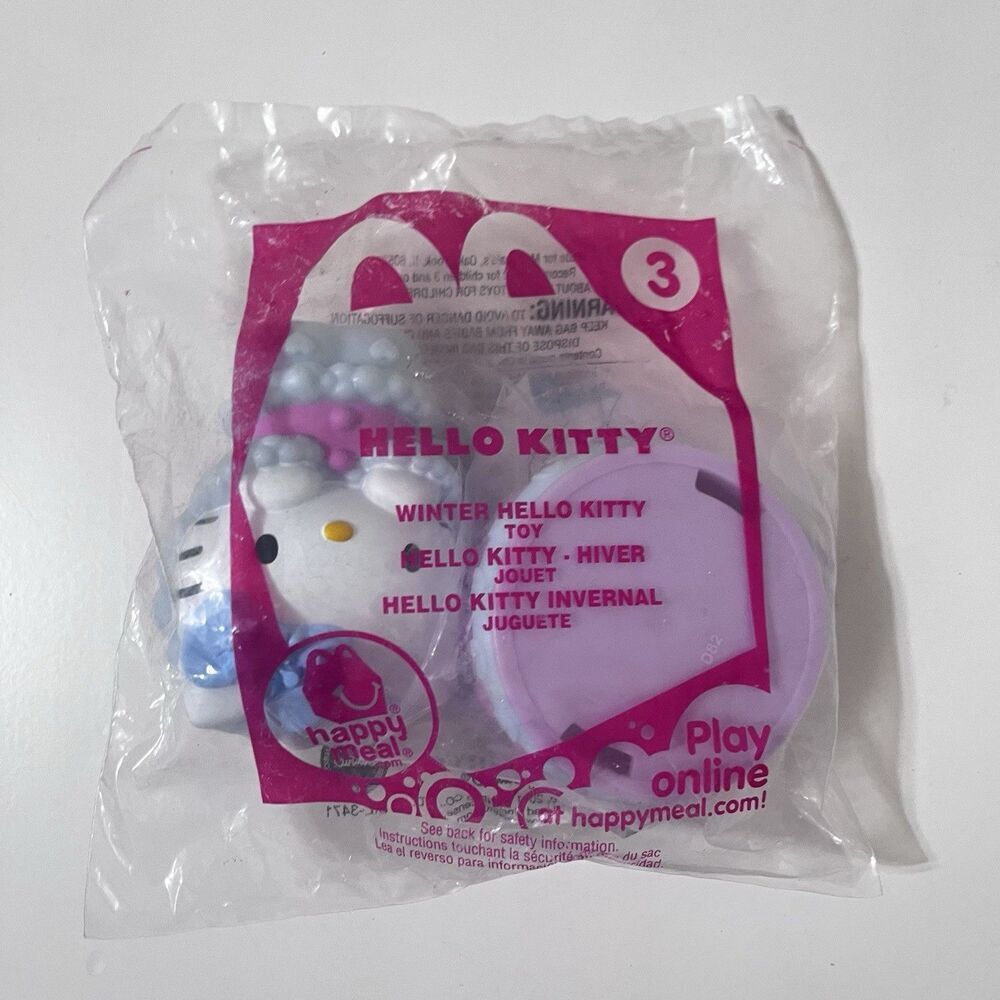 McDonald's Hello Kitty Winter Hello Kitty Happy Meal Toy #3 2011 Sealed